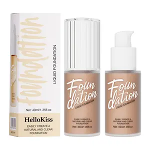 Long Lasting Moisturizing Foundation, 1 Box Full Coverage Natural Matte Foundation, Waterproof Foundation Suitable for All Skin Types and Skin Colors, Hydrating Makeup, Cosmetics Products