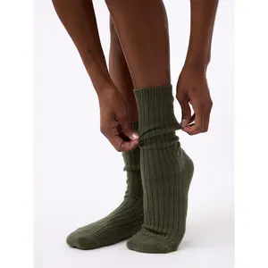 Women's Plush Lounge Calf Sock