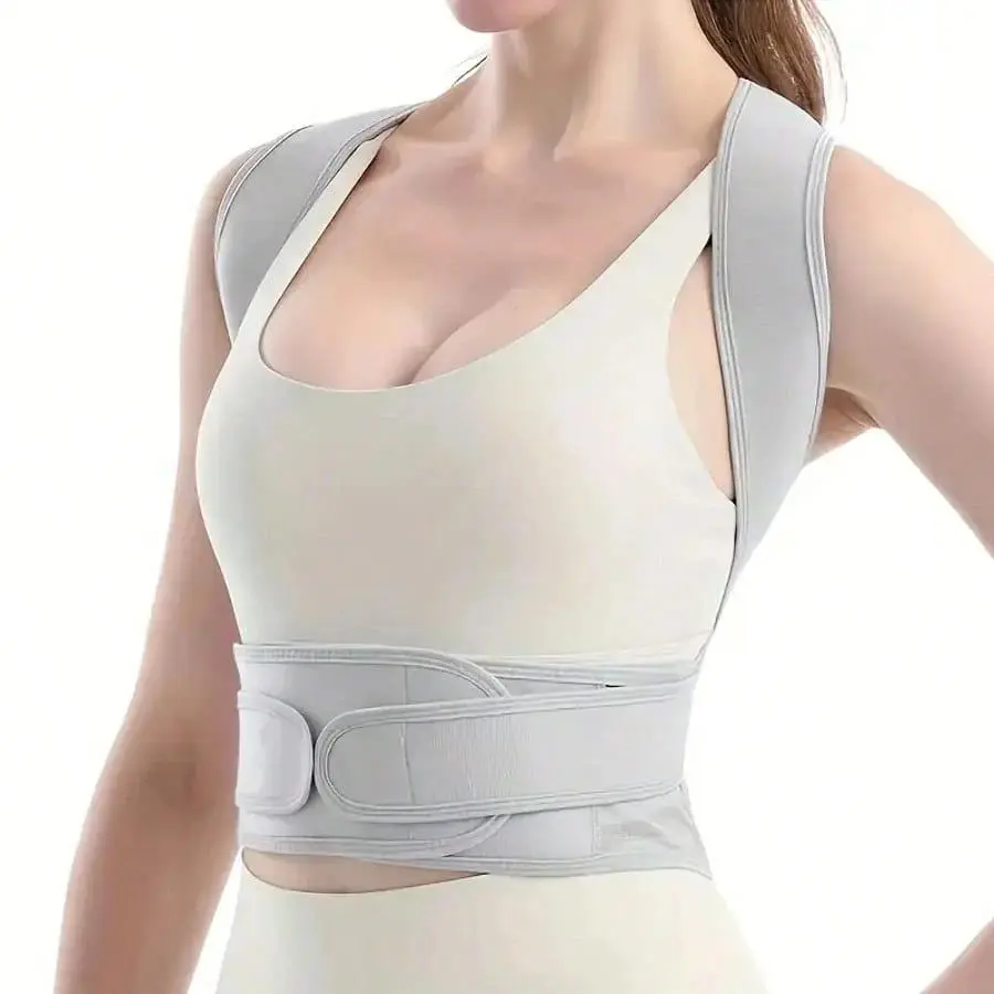 Adjustable Posture Corrector for Men Women – Back Brace for Hunchback, Posture Improvement, Sports Protection, Unisex Lumbar Pain Relief & Waist Support Brace