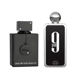 Armaf Club De Nuit Intense Men & Afnan 9PM 2-Pack | 3.6 oz + 3.4 oz | Long Lasting Amber Woody & Vanilla Fragrance Set for Men | Bold, Sophisticated & Timeless