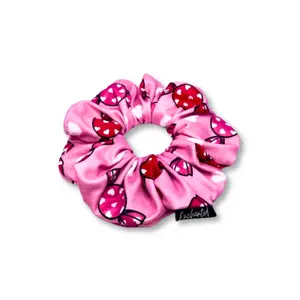 Mini Pink Candy Valentine's Day Scrunchie