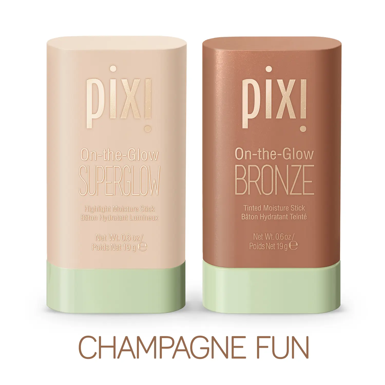 Pixi Compact Cosmetic Bronzing Highlight DUO - Blendable Bronzer + Highlighter with Lid for Radiant Skin Pixi Compact Cosmetic Bronzing Highlight DUO - Blendable Bronzer + Highlighter with Lid for Radiant Skin