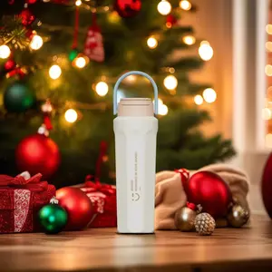 MINISO Colorful Series Transparent Straw TRITAN Cup (1000mL) and Handle Hum Hum Cup (500mL), easy to carry, large capacity, beautifully designed, perfect for gifting   075