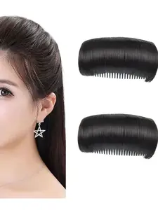 2pcs Invisible Hair Padding High Crown Volume Root Enhancer, Easy Bun Styling Seamless Clip, Lazy Beauty Headwear for All Seasons