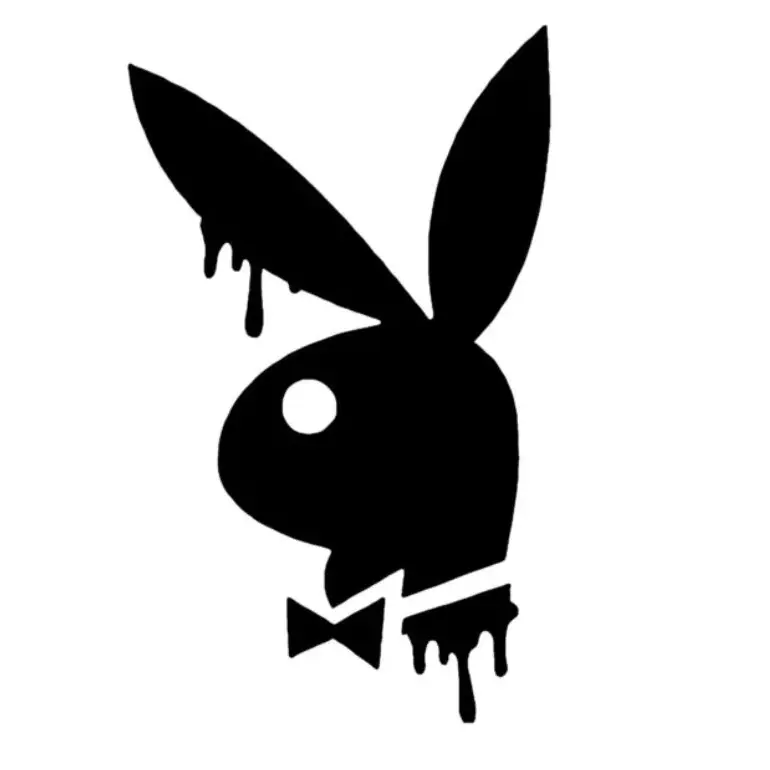 Playboy Bunny Drip Decal
