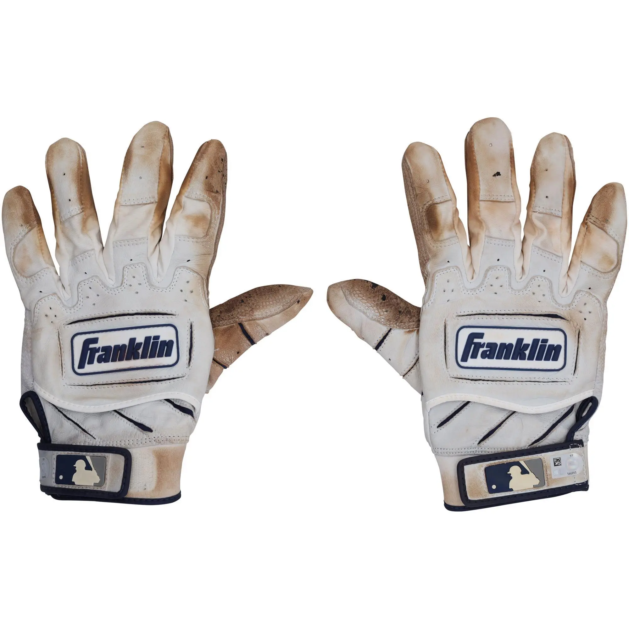 Paul Goldschmidt New York Yankees Game-Used White Franklin Batting Gloves vs. Athletics on June 28, 2025 - Fanatics Authentic Certified