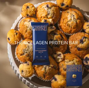Stars + Honey | The Protein Bar – Maple Blueberry Muffin | 3 Types of Protein | All-Natural Ingredients | Gluten Free, Dairy Free, Soy Free, No Seed Oils, No Sugar Alcohols