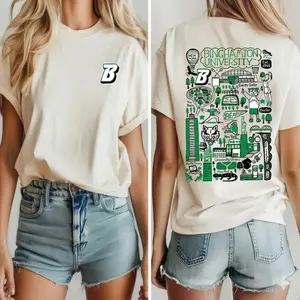 Custom University Hand Sketched Graphic T-shirt, Personalized College Crewneck, Game Day Sports Pullover, Cozy Vintage-Style Top for Sports Lovers