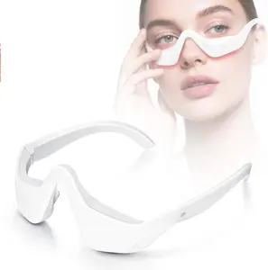 Red Light Therapy Eye Lift Device Under-Eye Red Light Therapy Massager Under-Eye Glasses for Treating Eye Bags, Dark Circles, Puffiness, Wrinkles, and Fine Lines