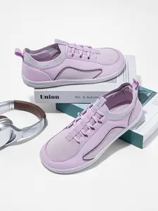 HOBIBEAR Women's Wide-Toe Box Shoes, Barefoot Outdoor Casual Shoes, Slip-On Athletic Sneakers, Walking Shoes, Low-Top Textile Footwear for All Seasons, Breathable Walking Shoes, Stylish Walking Shoes