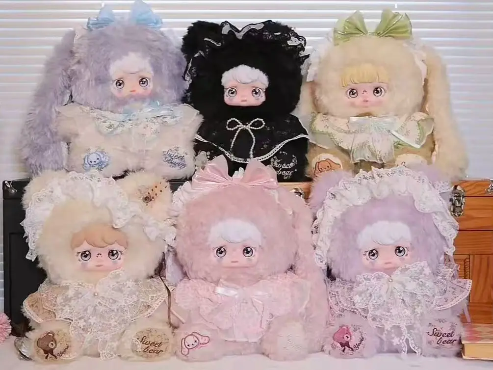 QU-Yomi-country pastoral stuffed blind box 800% plush doll, collectible doll  (Hidden probability 20:1, surprise probability 10:1)