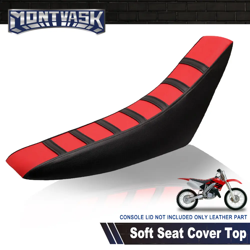 CROSSDESIGN Soft Leather Waterproof Dirt Bike Seat Cover - Motocross Accessories, Paint Protection, Spillproof Muddy Paws Barrier for Honda CR80R, CR125R-CR500R, CRF100F-CRF150F (Standard Seat Cover Solutions), Paint Protection & Seat Covers