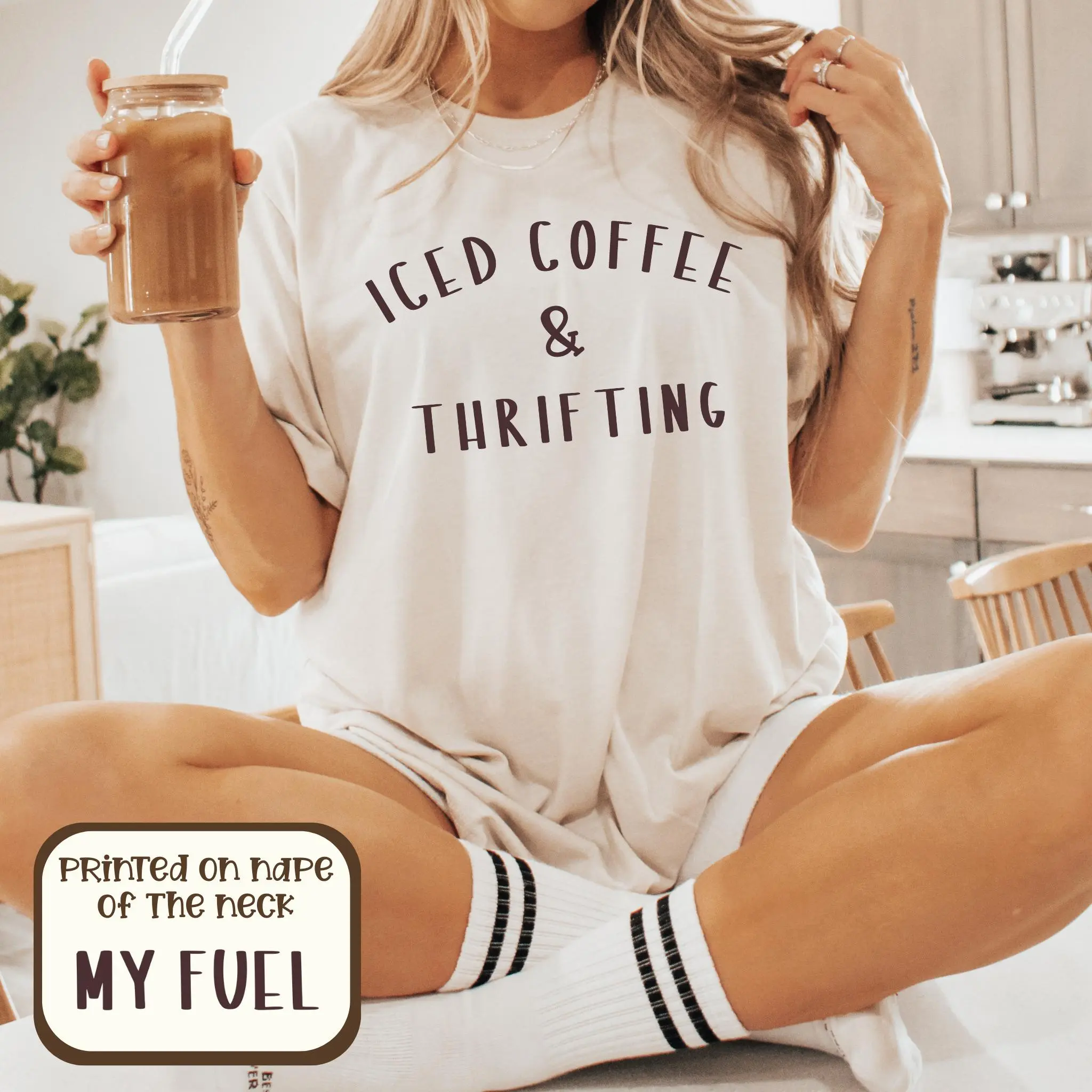 Iced Coffee & Thrifting