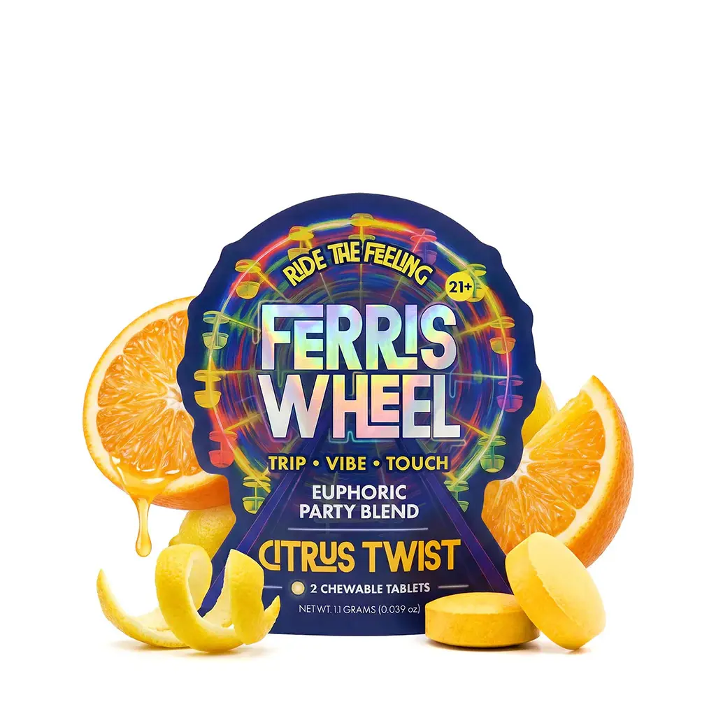 Ferris Wheel Nootropic Kanna Blend Citrus Twist - 2 CT Natural Edible Supplement