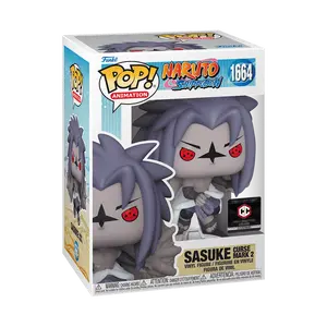 Funko Pop! Naruto: Shippuden - Sasuke Curse Mark 2 (Chalice Collectibles) #1664 Exclusive Collectible Pop Vinyl Figure