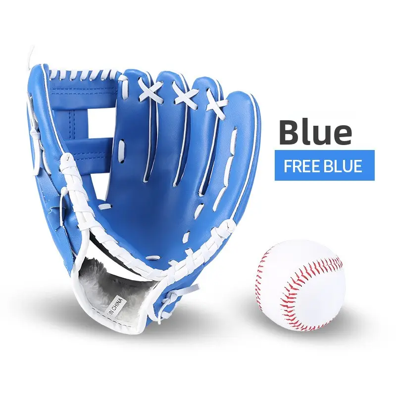 105 Inch Youth Baseball Glove for Kids Softball Mitt Left Hand Right Hand Pitcher Fielding Training School Practice Game Use Durable Leather Comfort Fit