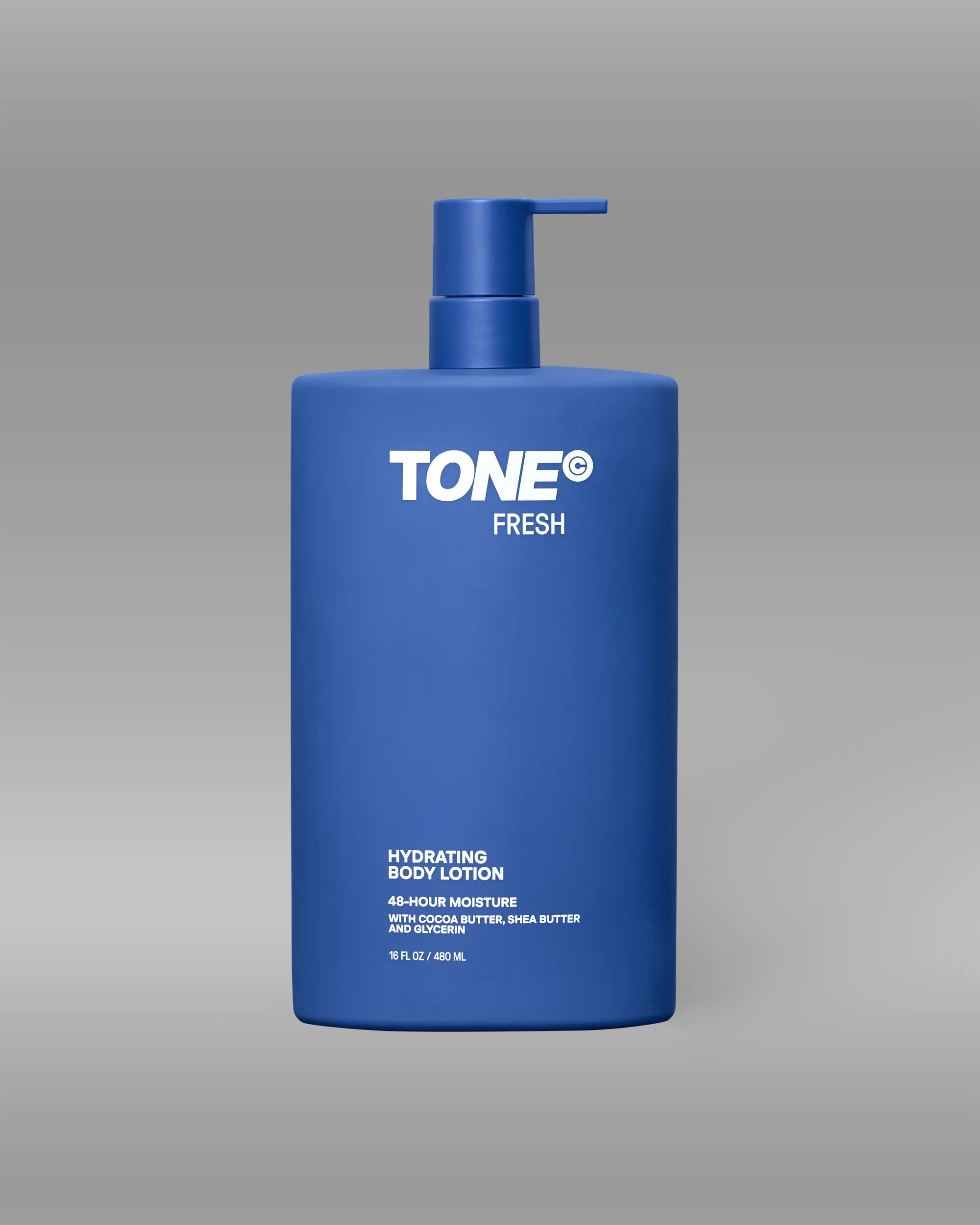 tone Men's Body Lotion with Shea Butter, Fast-Absorbing & Non-Greasy Formula for 48-Hour Moisture, Fresh, 16 fl oz, Moisturizer, Cocoa
