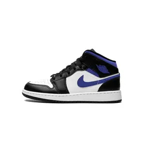 Air Jordan 1 Mid GS "Racer Blue / Black / White" 554725 140