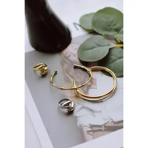 MORGAN BAMBOO BRACELET IN GOLD (WATERPROOF & 18K GOLD PLATED)