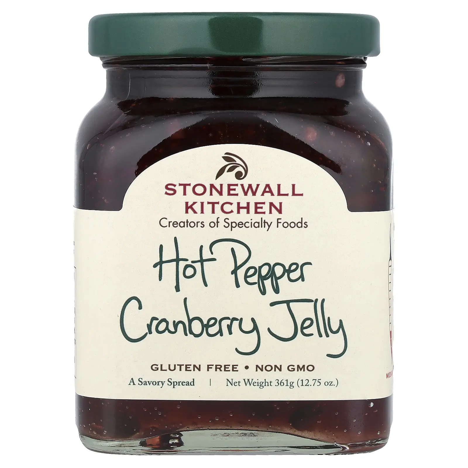 Stonewall Kitchen Hot Pepper Cranberry Jelly, Medium , 12.75 oz (361 g)