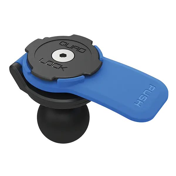 Quad Lock 1 in Ball Adaptor Mount - Nylon & Glass Filled Nylon Ball Mount, Universal Fit for Phones & Electronics, Camera Accessories, 1" Ball Adaptor