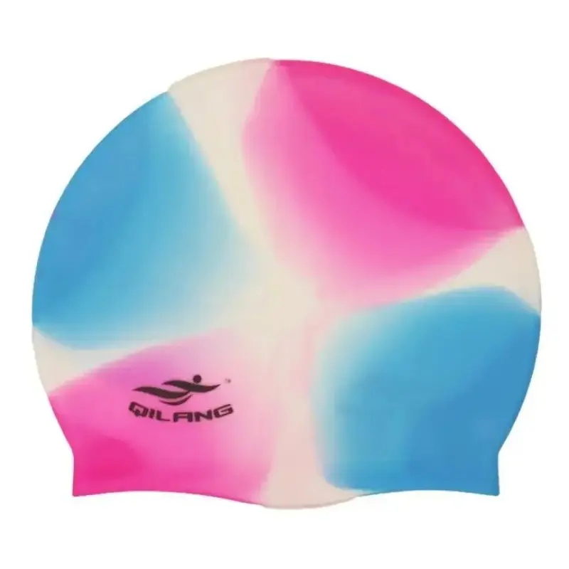 Waterproof Silicone Swim Cap Unisex High Elasticity Flexible Ear Protection Pool Hat for Adults Kids Girls Boys Swimming Caps