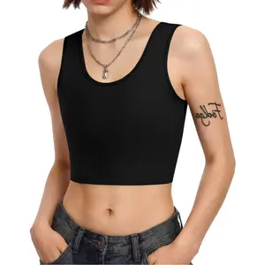 Chest Binder Transgender Ftm Binder Bra – Double Layer Compression Slimming Vest Tank Tops