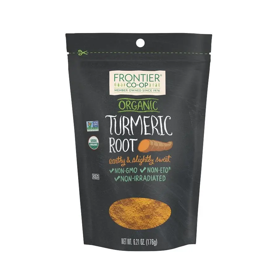 Frontier Co-op Turmeric Root, Ground, Organic 6.21 oz.