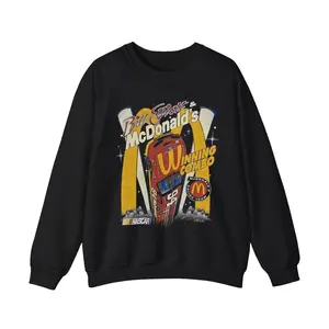 Vintage Nascar Bill Elliott Mc.Donalds T-Shirt, Car Racing Sweatshirt, Menswear Top Tee