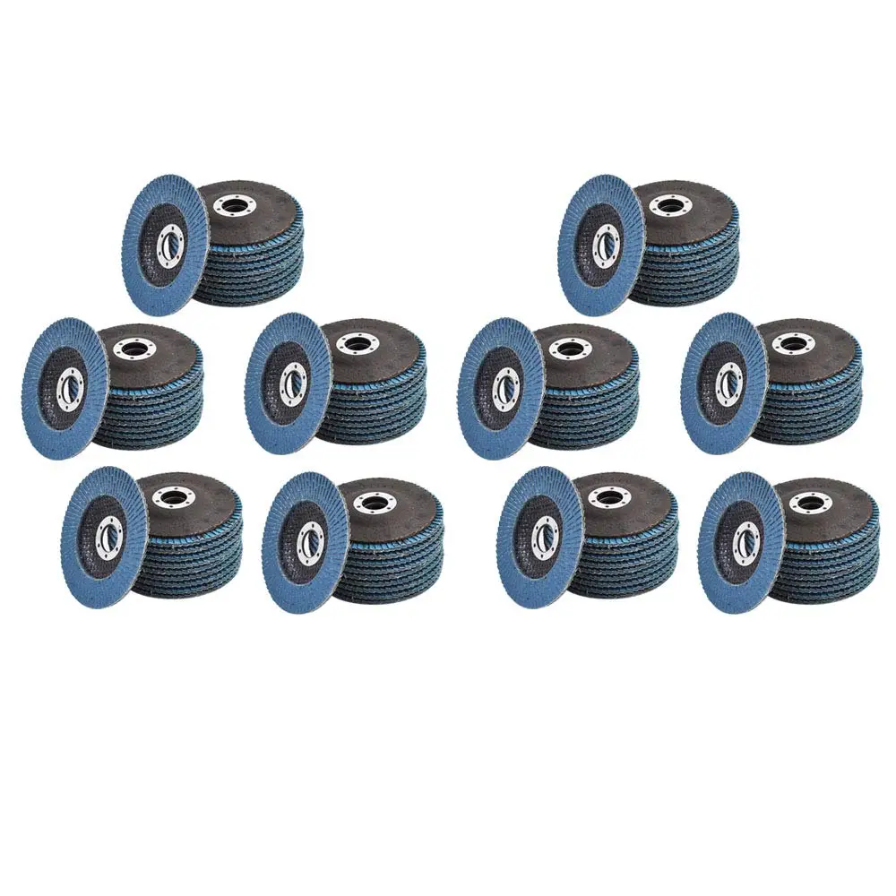 100 count Flap Discs 4-1/2 x 7/8 Inch 40 Grits Zirconia Grinding Wheel Abrasive Sanding Disc  disc