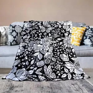 Creative Art Craft Kit Color Fillable Flannel Blanket Adult Kids Relaxing Art Therapy DIY Painting Activity Fun Family Time Cozy Throw Bed Sofa Personalized Masterpiece Gift