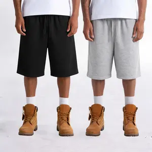 Men’s 2-Pack Solid Color Terry Fleece Soft Warm Casual Shorts — for home, everyday wear, work, campus style, ideal for summer