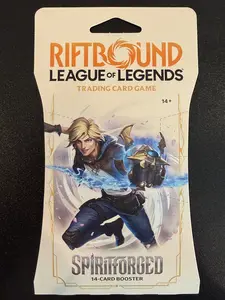 Riftbound League of Legends Spiritforged Sleeved Booster Pack