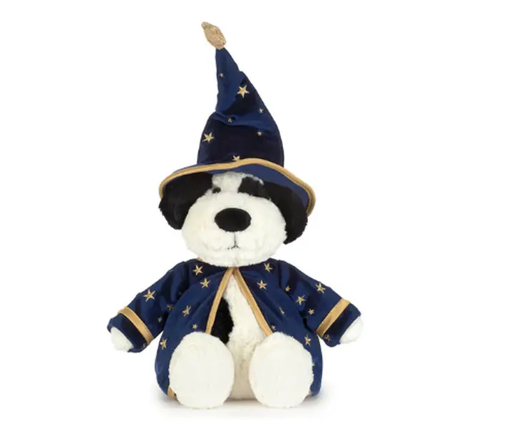Jellycat Rufferty Puppy Wizard Plush Is a Soft Halloween Dog Stuffed Animal for Kids Gifts, Baby Shower and Room Decor