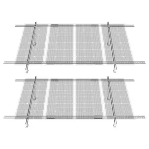 【Summervibes】VEVOR 2-Set Solar Panel Mounting Brackets, 30°-60° Adjustable Multi-Pieces Solar Panel Brackets for 4-8PCS Solar Panels, Carbon Steel Ground Mount Solar Panel Stand for Farms, RVs, Boats, Off-Grid