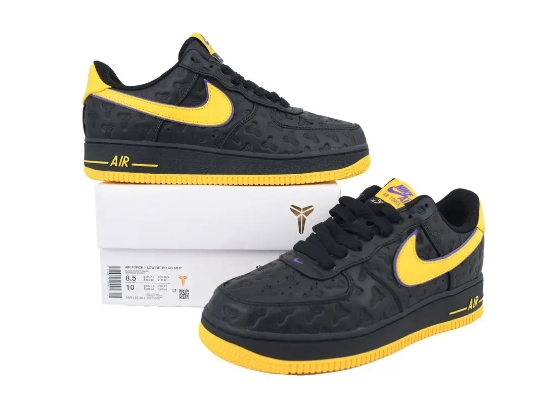 Black Embossed Leather Low Top Sneakers Yellow Purple Accent Lace Up Flat Casual Street Trainers For Men Women