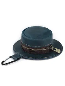 Leather Mini Wallet Keychain for Bags, Vintage Handmade Design, Small Cute Pouch, Unisex Portable Storage, Perfect for Men and Women