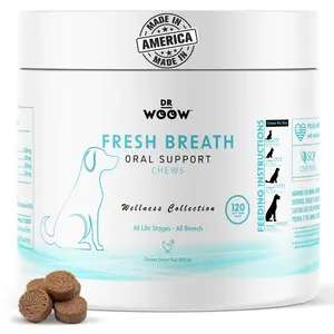 Dr Woow Fresh Breath & Dental Supplement Chews 120 CT outdoorfun