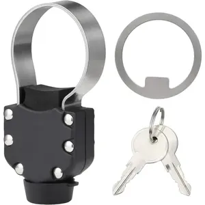Universal Tailgate Lock for Trucks, Tailgate Anti-Theft Lock Fit for Toyota Tacoma, Quick Install with Keys, Tailgate Security Accessory