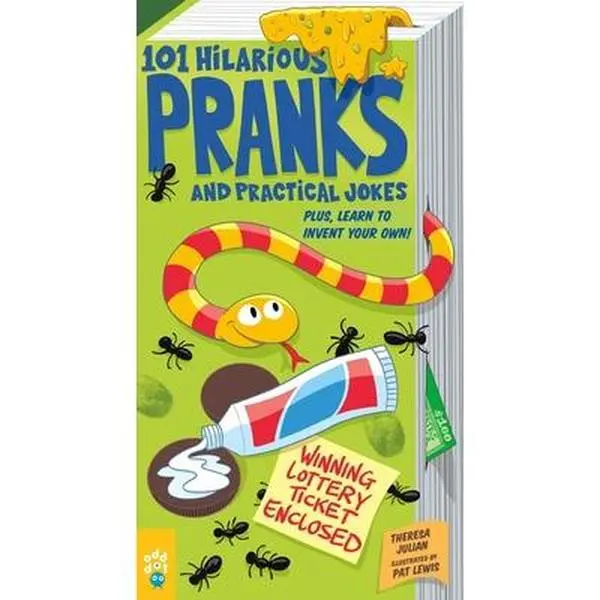 USED Book - 101 Hilarious Pranks and Practical Jokes: Plus, Learn to Invent Your Own! by Julian, Theresa (Paperback) - english