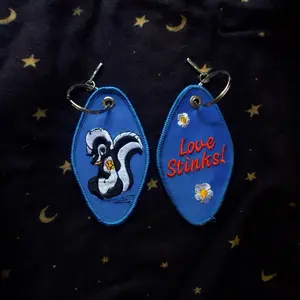 Skunk Patch Keychain