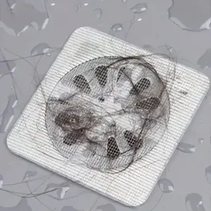50 Hair Catcher Drain Stickers: Hair Protection, Shower Drain Blocker, Shower Drain Protector, Shower Drain Guard, Easy to Use, No Power Required
