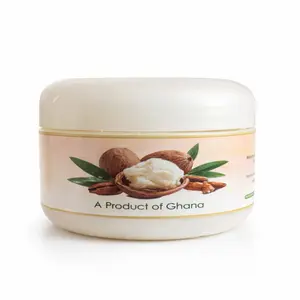 NDA Organic Shea Butter 270g Pure Undiluted Natural Moisturizer from Ghana Rich in Vitamins and Fatty Acids for Skin Hair and Scalp Care