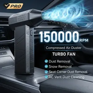 Powerful Cordless Air Duster Ultra-Strong 150000 RPM Turbo Fan Airflow for PC Keyboard Car Home Electronics Dust Removal Tool jet