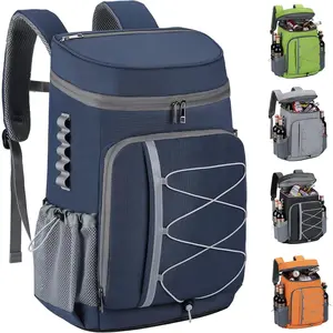 Cooler Backpack - 35/50 Can Insulated Soft Cooler Lunch Bag for Camping, Beach, Hiking & Shopping