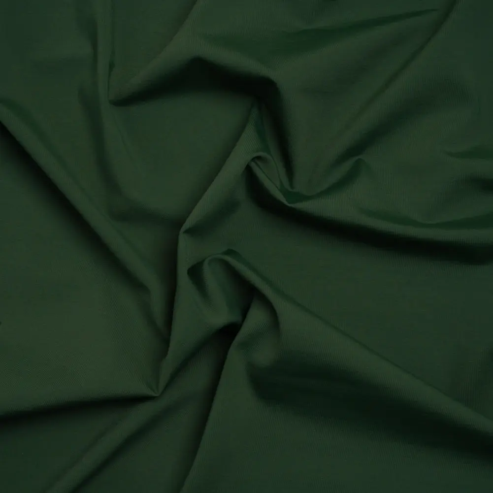 Stretch Nylon Jersey - Forest Green - Designer Deadstock