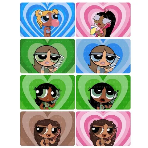 Y2K Cute Stickers - Premium Vinyl DIY Crafts Stickers for Card Personalizing, Durable Adhesive, Water-Resistant, Long-Lasting Multi-Color Anime-Cute Style Scrapbook Accessories for Card DIY Enthusiasts
