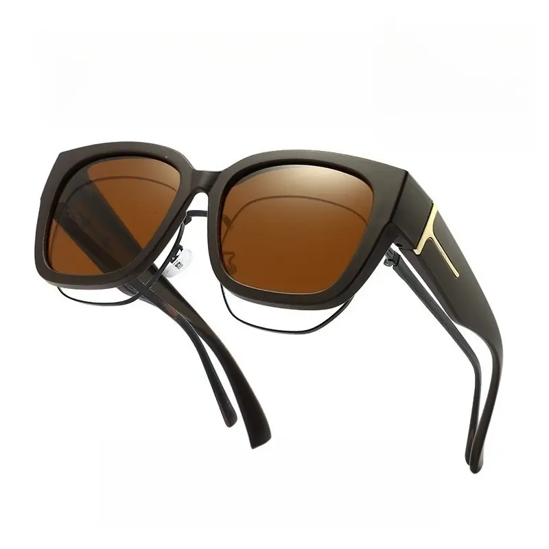 Coffee Frame, Brown Tinted Lenses