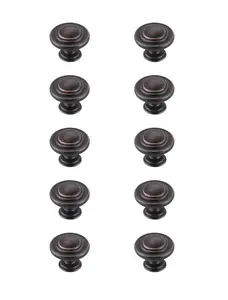 212 MAIN Minu Oil-Rubbed Bronze Mushroom Knob, KB2006-ORB-10PK, 1.3 in., Set of 10, 2 Screw Sets, Indoor Use, Elegant Decor Finish, Two Screw Sets