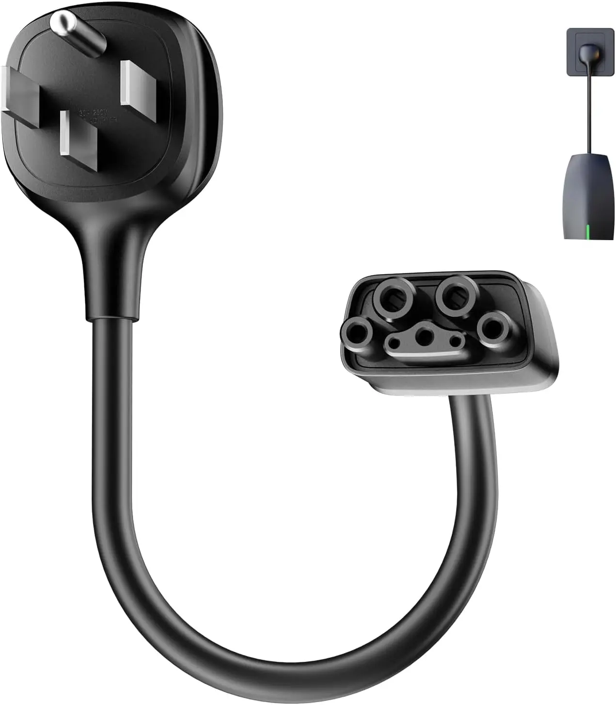 NEMA 14-50 Adapter for Tesla Gen 2 Mobile Charger,Connect Tesla Mobile Charger to NEMA 14-50 240V Outlet at 32 Amp (Length 10") Compatible with Tesla 3/S/X/Y/Cybertruck